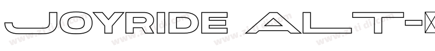 Joyride ALT字体转换 Joyride ALT字体转换